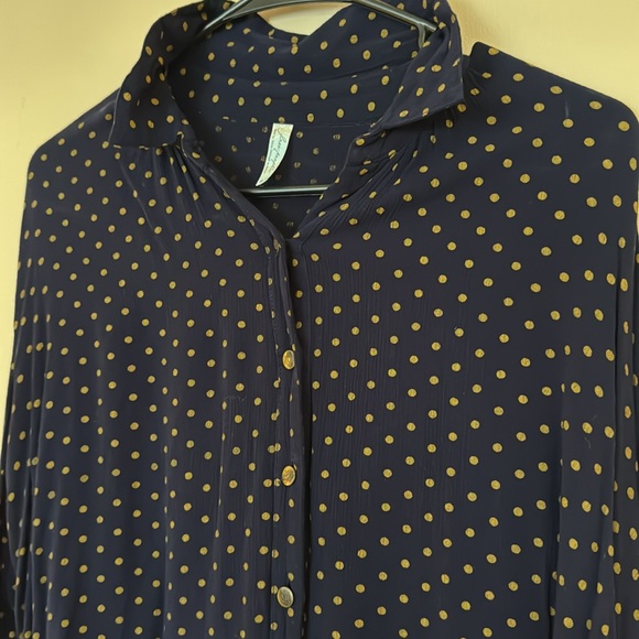 Free People Button Down Blouse - Picture 2 of 6